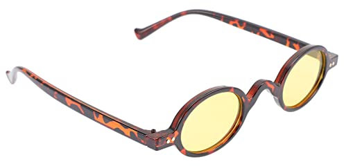 DECOMELODY 1paar Retro Sonnenbrille Im Leopardenmuster Vintage Ovalrahmen Für Partys Hochzeiten Und Sommerveranstaltungen Stilvolle Dekoration Für Jugendliche Und Erwachsene