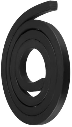 TOP-VIGOR Solid Rubber Seal Strip, 10mm Wide x 10mm Thick x 1m Long Weatherproof, Dustproof, Shock-Absorbing for Water, Oil, Sound and Weather Sealing