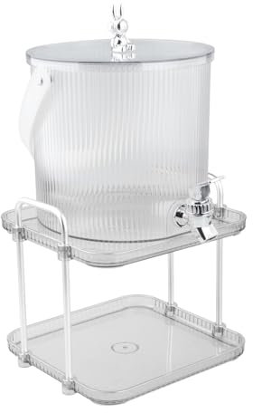 FytStycale Dispensador de bebidas con jarra para agua y jugo, ideal para reuniones, 5l