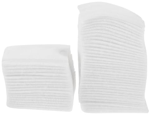 SAFIGLE 100 Stück Dicke Baumwollpads für Make up Weiche Saugfähige Abschminkpads Hautfreundlich und Vielseitig für Gesichtspflege Nagellackentfernung und Babypflege Praktisches