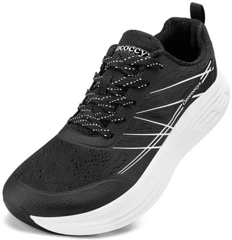 Geococcyx Zapatillas Running Hombre Puntera Ancha 39-46 EU | Zapatos de Deportivas, Correr, Transpirables, Amortiguación, Sneaker