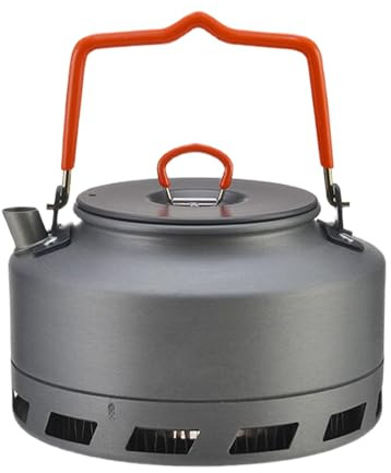 yanwuwa Pots de camping chaudières à eau d'extérieur en alliage d'aluminium bouilloire théière portable à suspendre casseroles de cuisine pour camping, voyage, bouilloire en alliage d'aluminium