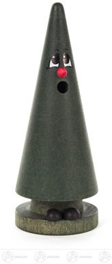 Rudolphs Schatzkiste Smoking figure green” Tina fir “height = 135mm AGAIN Ore Mountains Folk art Ore mountain craftsmanship Smoking man figurine smoke figure