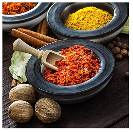 levandeo Quadro in vetro 30x30 cm quadro da parete in vetro cucina erbe spezie oggetto da parete decorazione da parete soggiorno