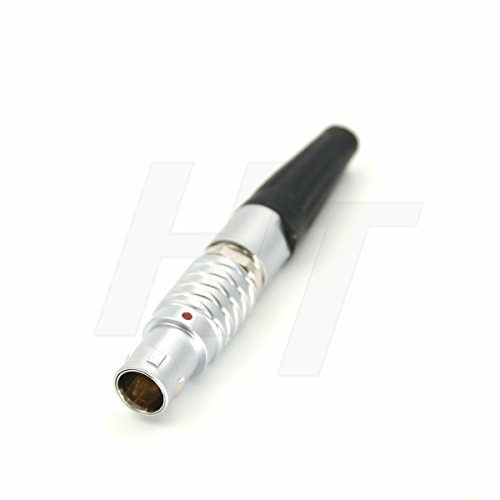 HangTon 2B maschio dritto Receptacle fisso FGG EGG multiuso, connettore circolare in metallo, chiusura push-pull, saldatura, curva 2 Pin Plug