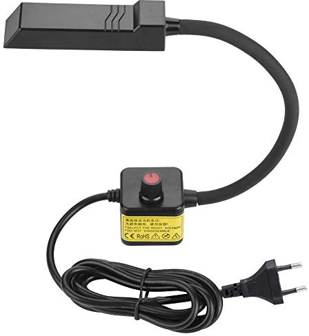 Walfront 220V LED Lampe für Nähmaschine, Nählampe Schwanenhals flexibel, 30 LEDs super hell Maschinenleuchte LED Nähmaschine, 30 Perlen Beleuchtung (EU-Stecker)