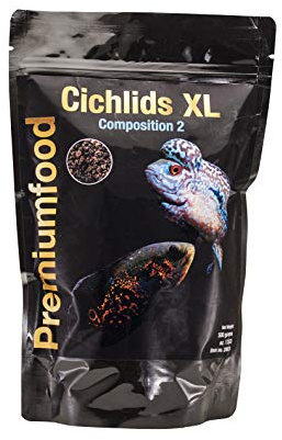 Discusfood Cichlids XL Premium Granulat Composition 2, 500g Hauptfutter für Cichliden und andere große Fischarten mit Schwerpunkt auf einen ausgewogenen Proteingehalt
