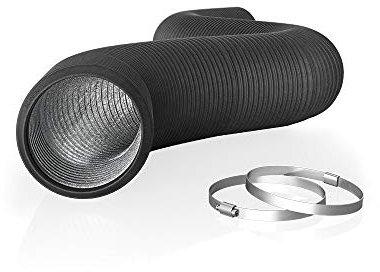 AC Infinity Flexibler Luftschlauch 150 mm, 2,4 m – Vierschichtiger Aluminium-Luftschlauch für Heizung, Kühlung, Belüftung und Abluft