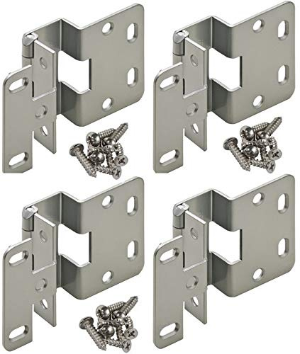 Five-Knuckle Hinge - Grade 1, for 3/4 Door Thickness, Institutional Hinge, Dull Chrome Powder Finish. Available in (2PK) (4PK) (8PK) (4)