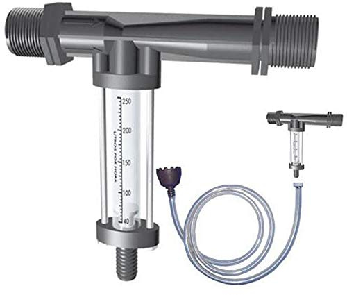 Global Inyector Venturi de Fertilizante 25Ø 5mm. Caudal máximo riego 1630 l/h. Caudal máximo Fertilizante 110 litros a 3 Bar. Rosca Macho 3/4. Fabricado en España