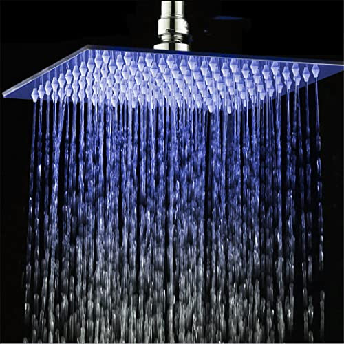 LED-Regenduschkopf, Edelstahl, Chrom, poliert, ultradünn, für Badezimmer