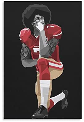 American Football Superstar Colin Kaepernick Poster HD Kunst Dekorative Malerei Kunstwerke Bild Druck Poster Wandkunst Pa