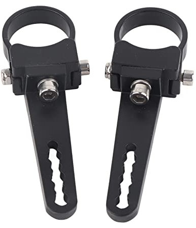 KIMISS 2 Stück Halterungsklemmen, 1-3 Aluminiumrohr Bull Roll Bar Halterung Klemmen Halter LED Auto LKW Offroad Arbeitslicht für die Meisten Autos LKW SUV ATV Geländewagen(1.5 inches)