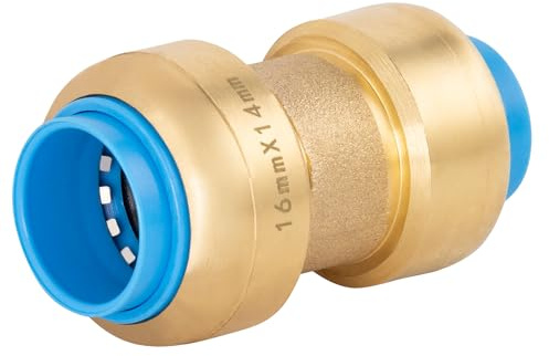 Raccord automatique universel jonction réduite Ø16 - Ø14 TOUT PUSH