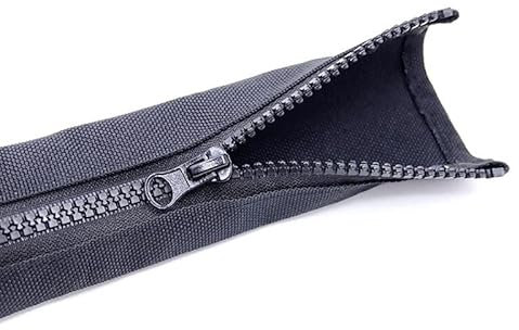 Kabelmanschette Mit Reißverschluss, Flexibles Nylon, for Kabelsocke, Kabelbaum, Schnurhülle, Organizer, Drahtwicklung, Kabelschutz (Size : 35mm x 50CM)