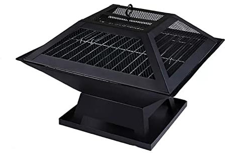 PEVSCO Table Barbecue Ménage Barbecue Table Cour Chauffage Poêle Extérieure Barbecue À Charbon Poêle Intérieur Barbecue Bassin Grill Rack Table Poêle pour Barbecue extérieur