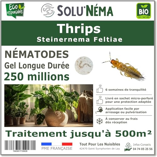 SOLUNEMA - Nématodes Contre les Thrips 250 Millions Longue Durée