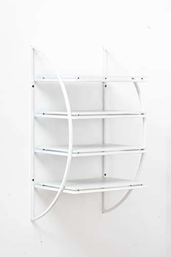 Pro-Ject Wallmount It Rack 5/4 Système de rack élégant à 4 niveaux pour appareils Hi-Fi et platines (blanc)