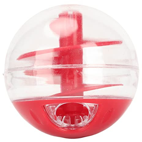 Pet Slow Feeder Treat Ball, Katzenfutter-Spielzeugball, Katzenspielzeug Mit Futterausgabe, Interaktives Futterspender-Hundespielzeug, Ideal Für Futter Oder Leckerlis, Für Alle Rassegrößen, 2 X 2 Zoll