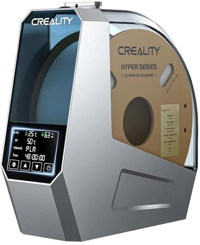Creality - Secador de filamentos Space Pi, secador de filamentos para impresora 3D, caja seca con calentador PTC de 110 W, 360°, almacenamiento de filamentos de calentamiento rápido, visualización