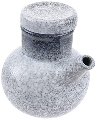 Zerodeko Bottiglia Ceramica Per Condimenti Da Design Unico e Stile Elegante Perfetta Per Salsa Di Soia e Aceto Per Cucine Di Casa e Ristoranti
