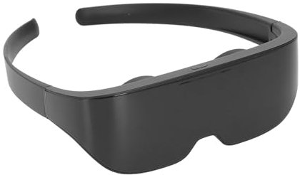 ASHATA 3D Video Display Glasses, VR Glasses with 4K Wireless, WiFi Screen Adjustable Rechargeable Lightweight VR Smart Glasses Virtual Reality Glasses