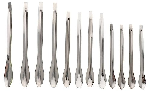 LABRIMP 12piezas Cucharilla Dosificadora Para Muestras Unidades Medidora Medidora De Acero Inoxidable Multifuncional