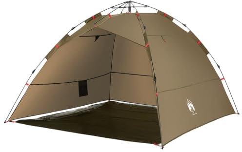 vidaXL Angelzelt 4 Personen olivgrün Schnellverschluss