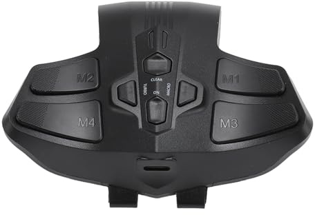 Palette Arrière pour Manette Fixation des Palettes Arrière pour Manette de Jeu Programmable, Adaptateur de Boutons Arrière pour Manette (Black)