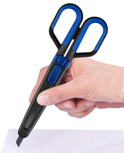 Allzweckschere für Zuhause, Bastelschere für Erwachsene, Hausschere Bastelschere, Mehrzweck-Schreibtischschere, 2-in-1-Schneidewerkzeug, Papierschere, Näh- und Bastelwerkzeug