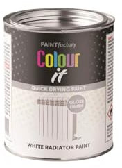 PEBBLE HUG White Radiator Gloss Tin Paint, Quick-Drying, Suitable For Both Interior And Exterior, Long-Lasting, DIY Enthusiasts, Home Décor, Easy To Apply, 300ml, (1 Pcs)