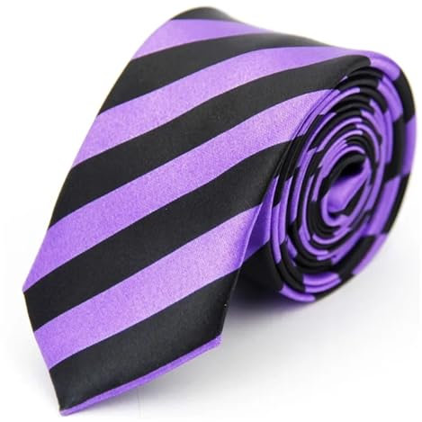WENYOG Krawatte für Herren Schmale Krawatte for Männer und Frauen, 5 cm (2 Zoll), schmal, Hochzeit, Schwarz, Blau, Rot, Rosa, Weiß, Lila, Grün, Grau Für Treffen, Zeremonien(Color13)