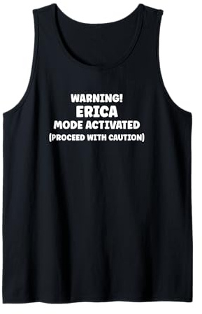 ERICA Personalized Women's Gift Custom ERICA Tank Top