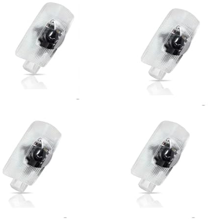 ISTUSHEWILL 4 Pcs Car Door Lights Logo Projector Compatible LED Car Welcome Projector Lights Wireless Welcome Puddle Lights for LX ES IS LS Accessories, No Fade