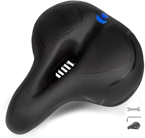 CloudComfort Pro - EndlichSchmerzfrei Radfahren Fahrradsattel Bequemer Bicycle Saddle Für Herren Damen (Blau)