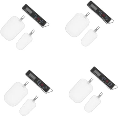 ABOOFAN 4 Sets High Precision Digital Spoon Scale Electronic Kitchen Weighing Spoon with Clear LCD Display for Cooking Baking Food Preparation Portable Lightweight Measuring Tool