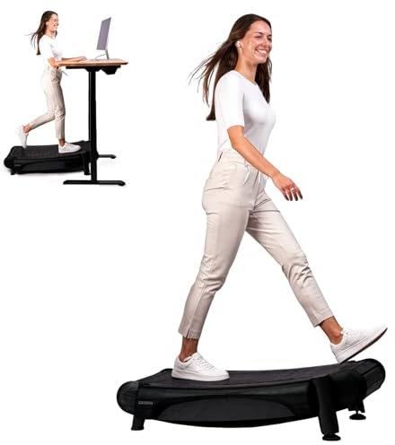 Walkolution Laufband für zuhause, mechanisch, geräuschlos I Walking Pad ohne Motor für Büro & Homeoffice I Innovatives Laufband ideal für konzentriertes Arbeiten I Hochwertiges Laufpad Made in Germany