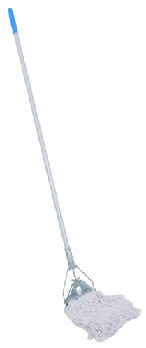 Homoyoyo Balai-serpillière pour Sols Bois Dur avec Brosse Manche et Pince de Fixation Amovible pour Tête de Rechange Adaptateur pour Plinthes et Nettoyage Professionnel