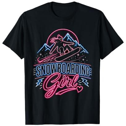 Snowboarder Snowboarding Girl Girls Children Snowboard T-Shirt