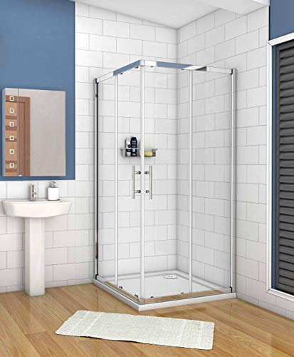 Duschkabine 90x80cm Schiebetür Duschwand Dusche 6mm NANO Sicherheitsglas Höhe 195cm Duschabtrennung