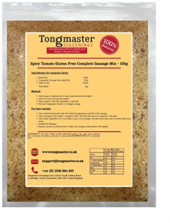 Spicy Tomato (Gluten Free) Sausage Complete Mix - 100g