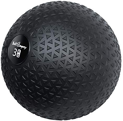 Bad Company Medizinball in 12 Gewichtsstufen I Slamball für Kraftausdauertraining I Vollball mit Gummi-Oberfläche I 3 Kg