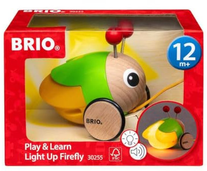 BRIO 30255 - Nachzieh-Tier Glühwürmchen mit Licht und Sound