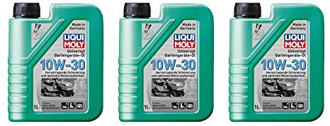 ILODA 3X Original Liqui Moly 1L Universal Gartengeräte-Öl 10W-30 Universalöl 1273