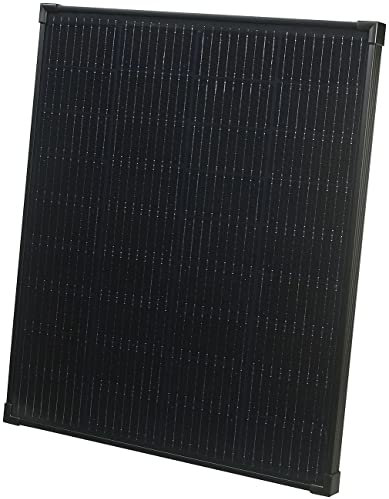 revolt Solarmodul klein: Mobiles Solarpanel mit monokristallinen Zellen, 110 W, schwarz (Solarzelle klein, PV Module, Kleine Solarpanele)