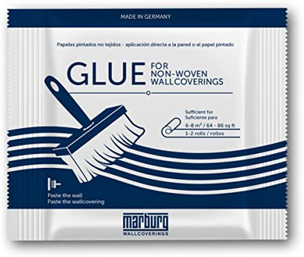 marburg Colle à papier peint intissé forte pour mur, pour papier peint et bricolage, 50 g, poudre