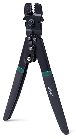 Zite Fishing Klemmhülsenzange Groß - Crimping Pliers Quetschhülsen-Zange | Angeln auch für Doppel-Hülsen - Schneidklingen-Kante für Fluorocarbon - Quetschhülsen Angeln - Klemmhülsen Angeln