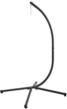 ALEOS. Hängesesselgestell Gestell für Hängesessel Stahlrohr Ständer für Hängesitz Schaukelgestell Metall für Hängestuhl Outdoor Sunny - NUR Gestell OHNE HÄNGESESSEL