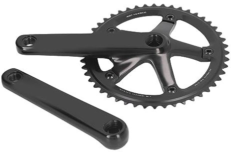 SPYMINNPOO Fahrrad-KurbelgarniturenFahrrad-Singlespeed-KurbelgarniturFahrrad-Kurbelarm-Set, Aluminiumlegierung Universal-Kurbelgarnitur Kurbelarm Aluminiumlegierung
