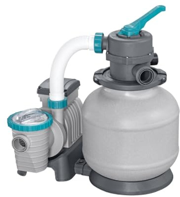 Bestway 2,200 gal Sand Filter Pump – Above Ground Pool Sand Filter, Compatible with Filter Balls